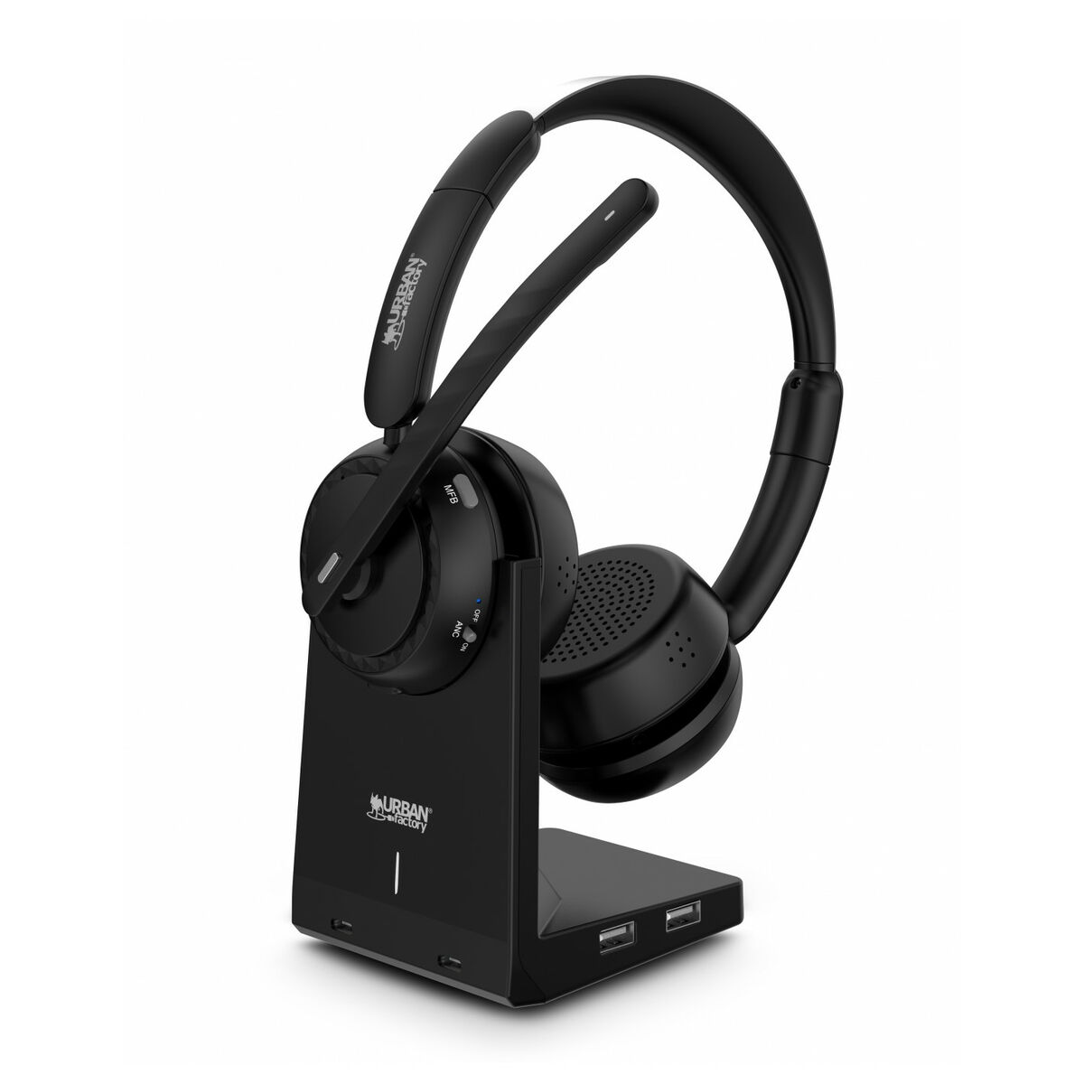 Bluetooth headset med mikrofon Urban Factory HBV70UF Sort